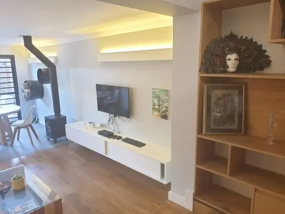 Dağ Evi, 1 Yatak Odası, Şömine