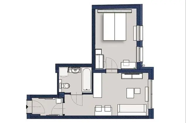 Superior Apart Daire, 1 Yatak Odası