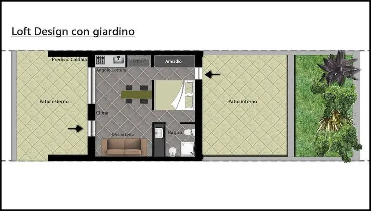 Villa, Küçük Mutfak, Bahçeli