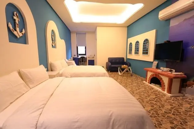 Design Dört Kişilik Oda, 2 Çift Kişilik Yatak