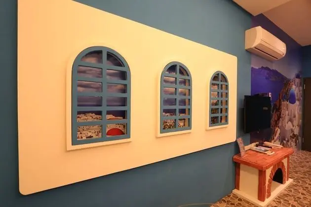 Design Dört Kişilik Oda, 2 Çift Kişilik Yatak