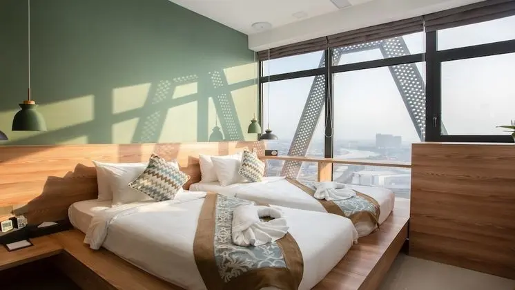 Deluxe İki Ayrı Yataklı Oda, 1 Yatak Odası, Şehir Manzaralı