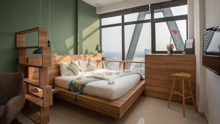 Deluxe Tek Büyük Yataklı Oda, 1 Yatak Odası, Şehir Manzaralı
