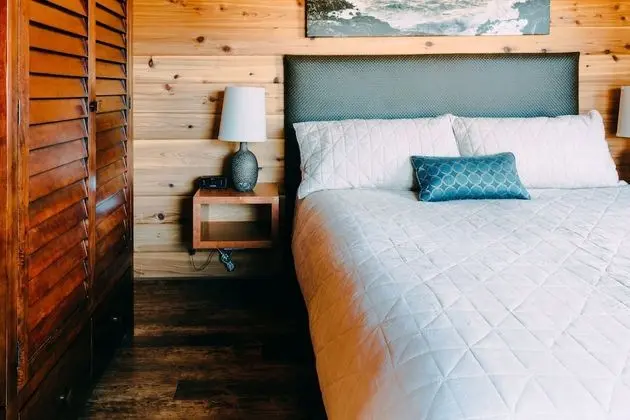 Luxury Kulübe, 1 Büyük (Queen) Boy Yatak ve Çekyat, Sigara İçilmez, Liman Manzaralı (#3)