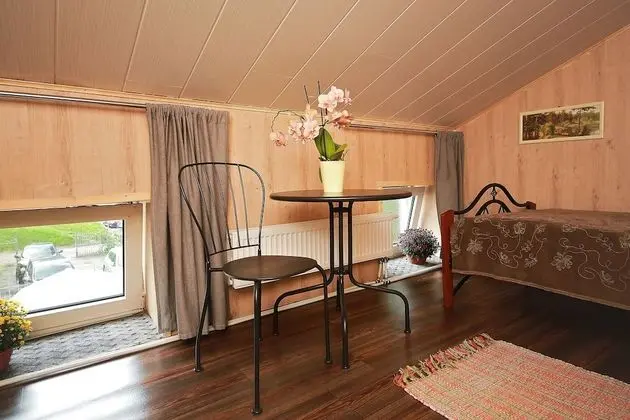 Single room with shared bathroom