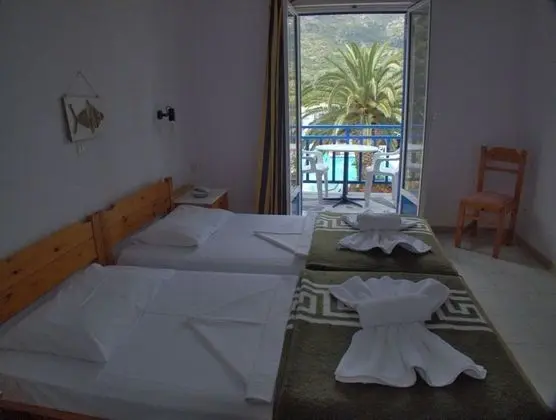 İki Ayrı Yataklı Oda, 2 Tek Kişilik Yatak, Balkon, Dağ Manzaralı