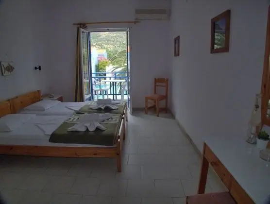 İki Ayrı Yataklı Oda, 2 Tek Kişilik Yatak, Balkon, Dağ Manzaralı