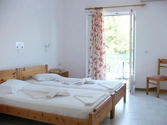 İki Ayrı Yataklı Oda, 2 Tek Kişilik Yatak, Balkon, Dağ Manzaralı