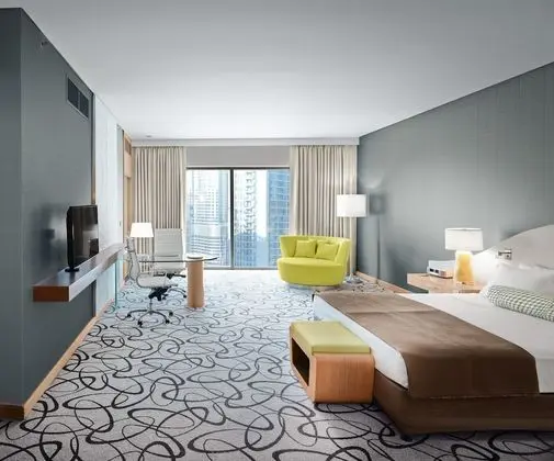Luxury Oda, 1 En Büyük (King) Boy Yatak, Manzaralı (Burj Khalifa View)