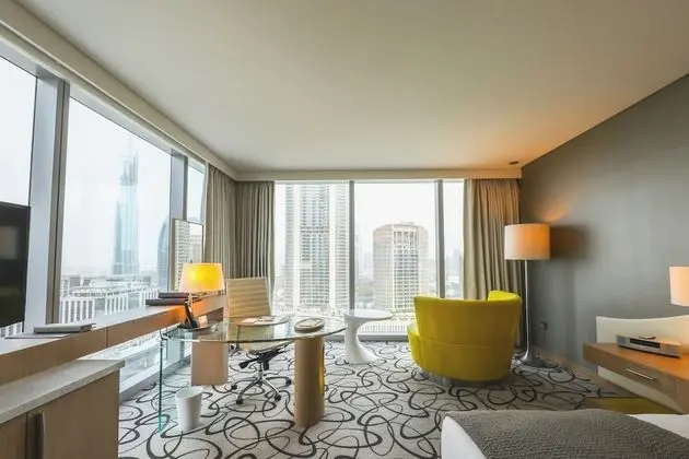 Luxury Oda, 1 En Büyük (King) Boy Yatak, Manzaralı (Burj Khalifa View)