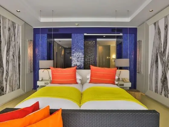 Superior İki Ayrı Yataklı Oda, 2 Tek Kişilik Yatak, Teras, Havuz Manzaralı