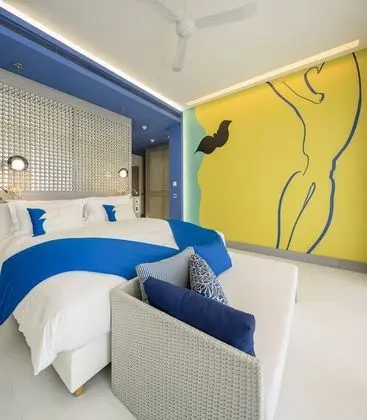 Oda, 1 En Büyük (King) Boy Yatak, Teras, Deniz Manzaralı (Magnifique)