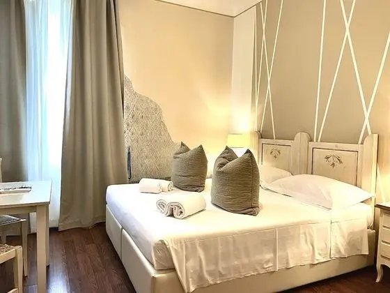 Standard Tek Büyük veya İki Ayrı Yataklı Oda, Buzdolabı, Bahçeli