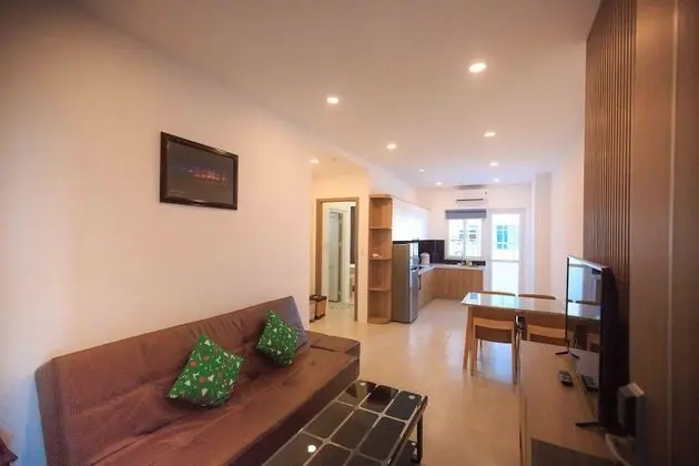 Deluxe Apart Daire, 2 Yatak Odası, Küçük Mutfak, Plaj Manzaralı