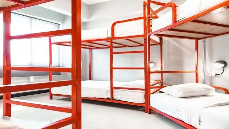 Bed in 8-Bed Female Dormitory Room