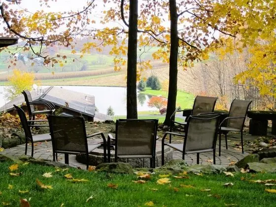 Luxury Süit, 2 Yatak Odası, Şömine, Göl Manzaralı (B)