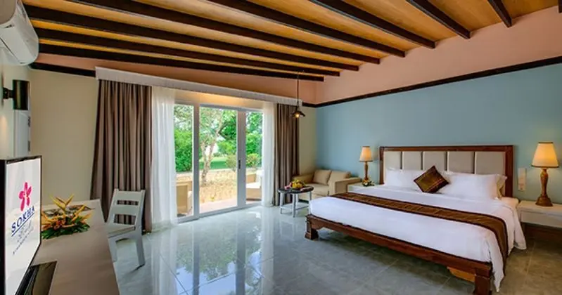 1 Çift ​​kişilik Yatak Beach Front