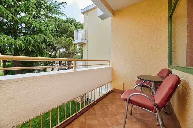 Economy room with french bed and balcony, Park side