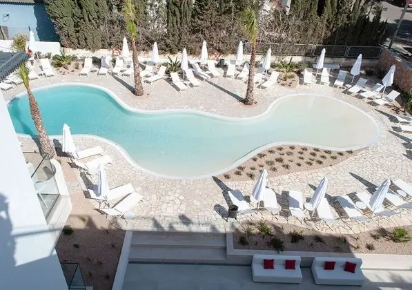 Superior Tek Büyük Yataklı Oda, Balkon, Havuz Manzaralı (Feng Shui)