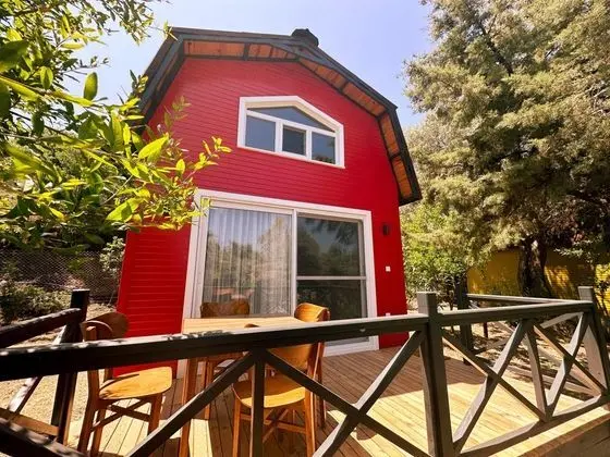 Asma Katlı Bungalow,Dağ Manzaralı,Verandalı