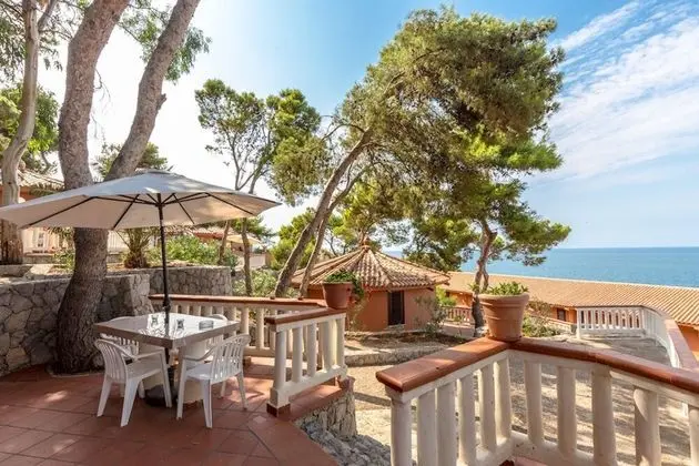 Basic Bungalov, 1 Yatak Odası, Teras, Deniz Manzaralı (Lipari)