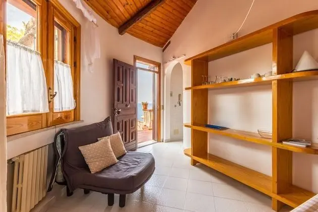 Basic Bungalov, 1 Yatak Odası, Teras, Deniz Manzaralı (Stromboli)