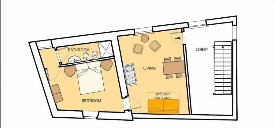Apart Daire, 1 Yatak Odası (4 Adults)
