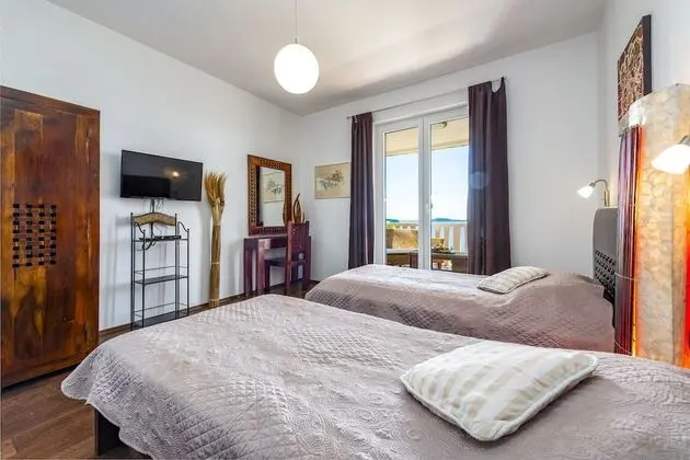 Deluxe Villa, 4 Yatak Odası, Kişiye Özel Havuzlu, Deniz Manzaralı