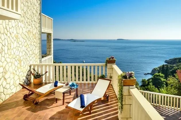 Deluxe Villa, 4 Yatak Odası, Kişiye Özel Havuzlu, Deniz Manzaralı