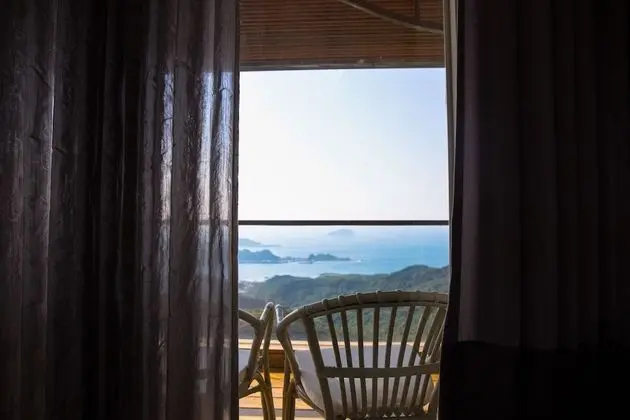 Panoramic Dört Kişilik Oda, 2 Yatak Odası, Balkon, Deniz Manzaralı