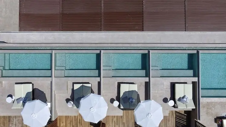 Premium Tek Büyük Yataklı Oda, Kişiye Özel Havuzlu, Deniz Manzaralı (Oasis)