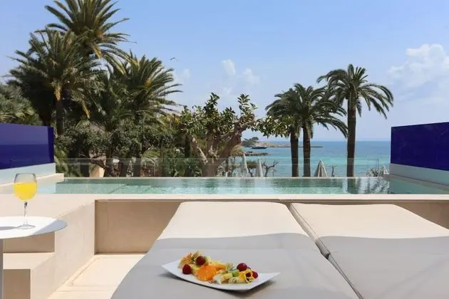 Premium Tek Büyük Yataklı Oda, Kişiye Özel Havuzlu, Deniz Manzaralı (Oasis)