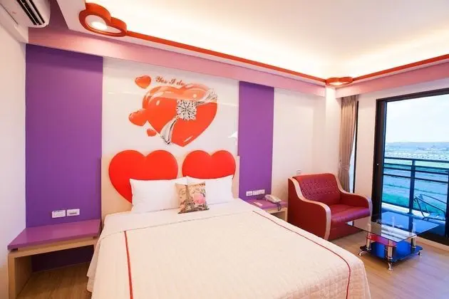 Romantic Tek Büyük Yataklı Oda, Balkon, Dağ Manzaralı