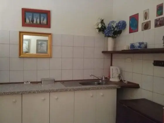 Tek Büyük Yataklı Oda, Küçük Mutfak, Bahçe Manzaralı (Opal)