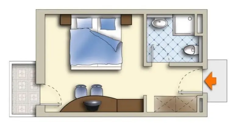 Standard Tek Büyük Yataklı Oda