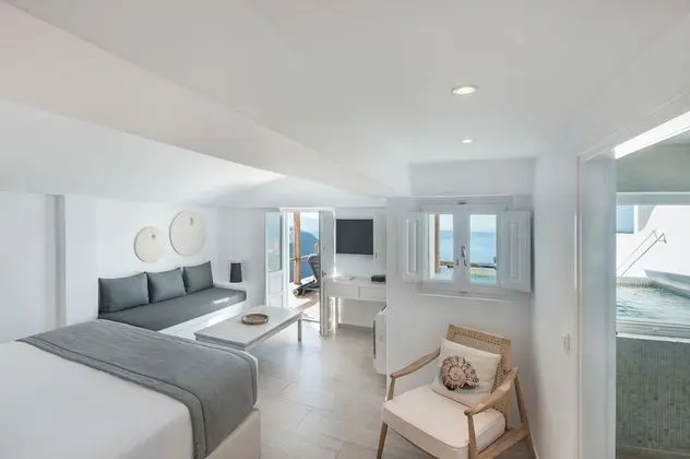 Executive Süit, Deniz Manzaralı (Plunge Pool, Caldera View)