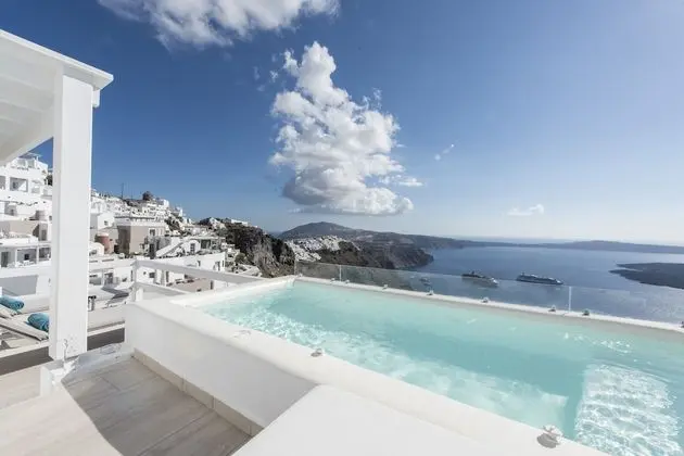 Executive Süit, Deniz Manzaralı (Plunge Pool, Caldera View)