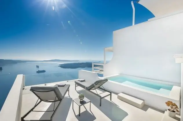 Executive Süit, Deniz Manzaralı (Plunge Pool, Caldera View)