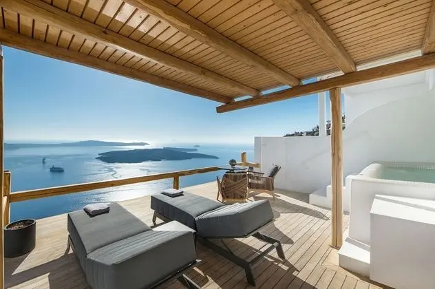 Executive Süit, Deniz Manzaralı (Plunge Pool, Caldera View)