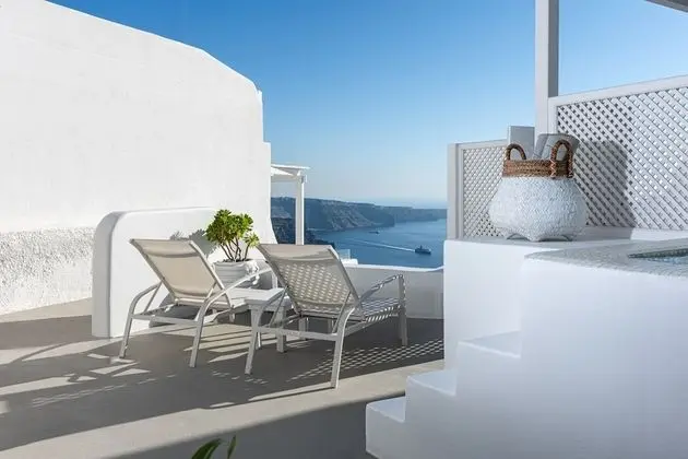 Senior Süit, Deniz Manzaralı (Outdoor Jetted Tub, Caldera View)