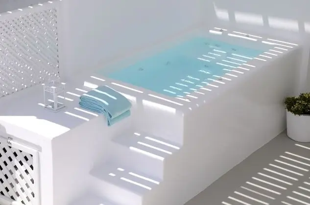 Senior Süit, Deniz Manzaralı (Outdoor Jetted Tub, Caldera View)