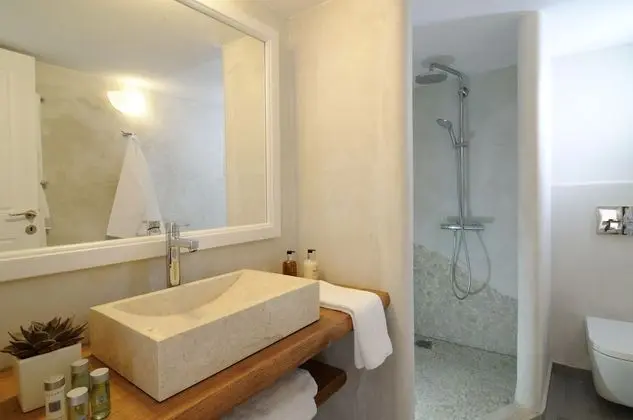 Senior Süit, Deniz Manzaralı (Outdoor Jetted Tub, Caldera View)