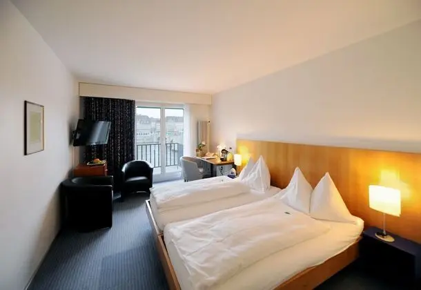 Deluxe Tek Büyük Yataklı Oda, Manzaralı (River Rhine View)