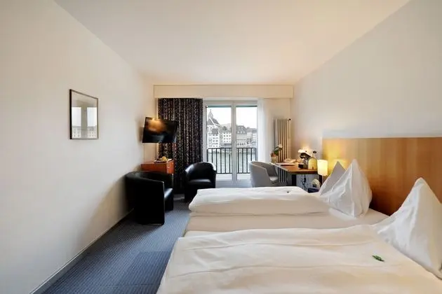 Deluxe Tek Büyük Yataklı Oda, Manzaralı (River Rhine View)