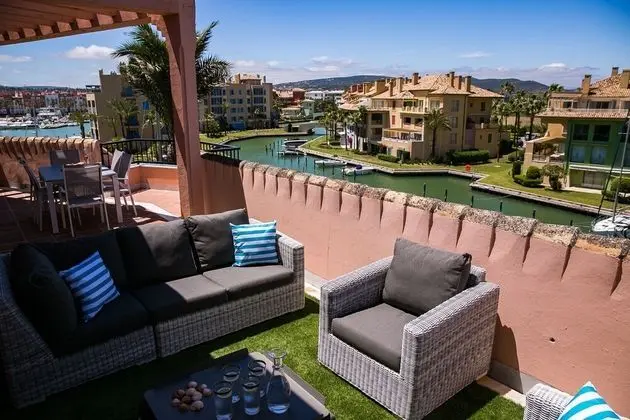 Çatı Katı Süiti (Penthouse), 2 Yatak Odası, Teras, Marina Manzaralı