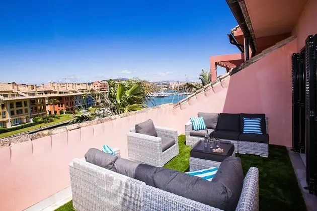 Çatı Katı Süiti (Penthouse), 2 Yatak Odası, Teras, Marina Manzaralı