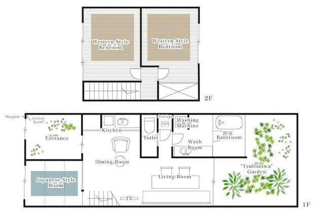 Traditional Sıra Ev, 3 Yatak Odası, Küçük Mutfak, Bahçe Manzaralı (Non Smoking)