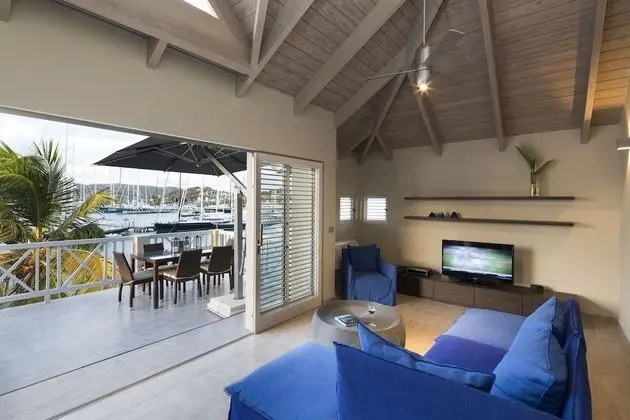 Çatı Katı Süiti (Penthouse), 2 Yatak Odası, Balkon, Marina Manzaralı