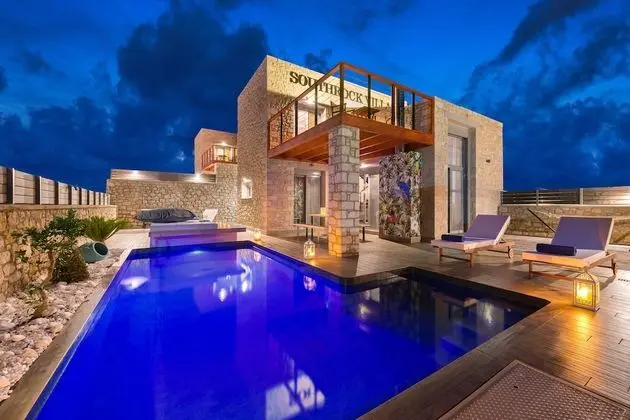 Deluxe Villa, 3 Yatak Odası, Kişiye Özel Havuzlu, Deniz Manzaralı