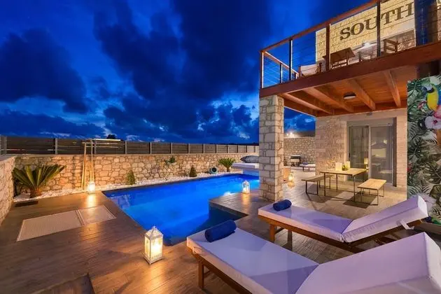 Deluxe Villa, 3 Yatak Odası, Kişiye Özel Havuzlu, Deniz Manzaralı